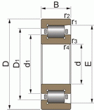 8E-NK1-25X522X15-4PX1 - ekb-podshipnik.ru - Екатеринбург