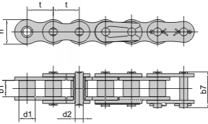Цепь ПР-12,7-18,2 396 зв. (5,029 м) - ekb-podshipnik.ru - Екатеринбург