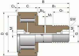CFH-3/4-SB - ekb-podshipnik.ru - 