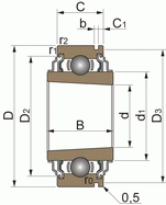 UKS209LN - ekb-podshipnik.ru - ������������