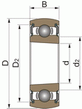 76210BK-2RSR - ekb-podshipnik.ru - 