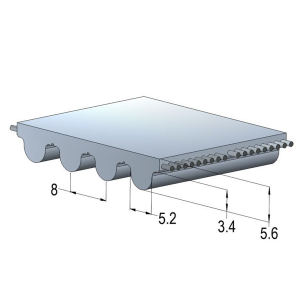   HTD 480-8M-20 - ekb-podshipnik.ru - 