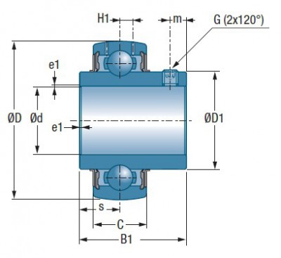 Подшипник uc206 вес